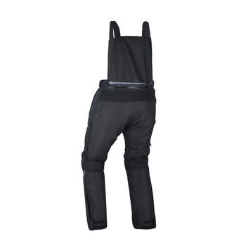 Oxford Products Continental Tech Black Textile Motorcycle Pants Rear                                                                                                                                                                                           