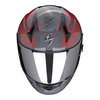 Scorpion Scorpion EXO 390 iGhost Helmet Grey Red - Thumbnail 3