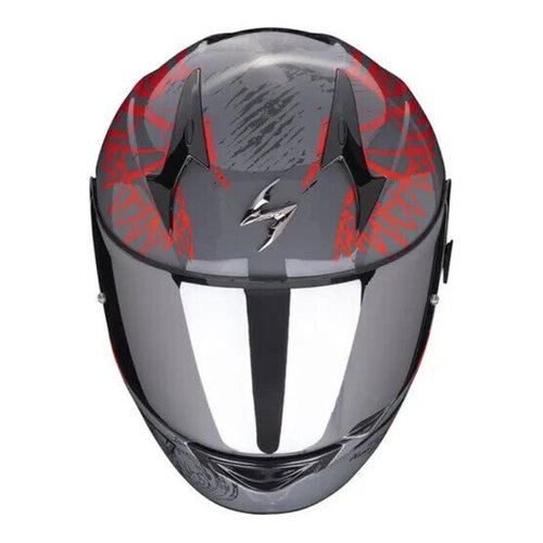 Scorpion Scorpion EXO 390 iGhost Helmet Grey Red