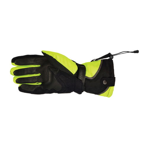 Oxford Products Montreal 1 Black Fluo Yellow Motorcycle Gloves Palm                                                                                                                                                                                            