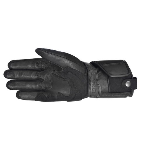 Oxford Products Ottawa 1 Stealth Black Motorcycle Gloves Palm                                                                                                                                                                                                  