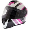 Vcan V151 Kids Pink Butterfly Motorcycle Helmet Front Left                                                                                                                                                                                                     