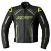 RST RST S1 CE Mens Leather Jacket Black Grey Flo Yellow - Thumbnail 1