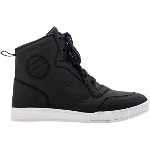 RST RST HiTop Moto Sneaker Ladies Boots Black Leather