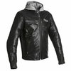 Segura Style Black Leather Motorcycle Jacket Front                                                                                                                                                                                                             
