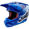Alpinestars Alpinestars S-M5 Corp EC 22.06 Helmet Blue Glossy - Thumbnail 1