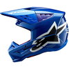 Alpinestars Alpinestars S-M5 Corp EC 22.06 Helmet Blue Glossy - Thumbnail 5