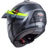 Caberg Caberg Tourmax X Helmet Sarabe Matt Gun Black Yellow - Thumbnail 4