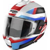 Nolan Nolan N120-1 Subway Helmet Metal White Blue Red 024 - Thumbnail 1