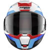 Nolan Nolan N120-1 Subway Helmet Metal White Blue Red 024 - Thumbnail 2
