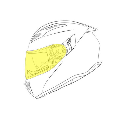 Givi 40.5 Clear Visor