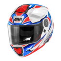 X27 Sector Helmet White Blue Red