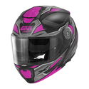 X27 Sector Helmet Black Titanium Fuschia