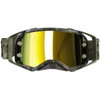 Scott Prospect Khaki Green Yellow Chrome MX Goggles Front                                                                                                                                                                                                      