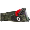Scott Prospect Khaki Green Yellow Chrome MX Goggles Right Side                                                                                                                                                                                                 