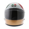AGV X3000 AGO 01 Green White Red Full Face Motorcycle Helmet Front                                                                                                                                                                                             