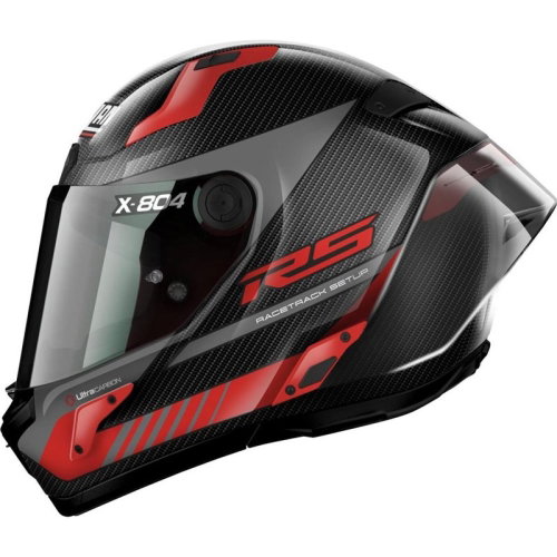 Nolan Nolan X-804 RS Ultra Carbon Helmet Hot Lap Red 013