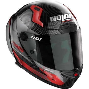 Nolan Nolan X-804 RS Ultra Carbon Helmet Hot Lap Red 013