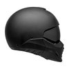 Bell Broozer Matt Black Full Face Motorcycle Helmet Right Side With Sun Visor                                                                                                                                                                                  