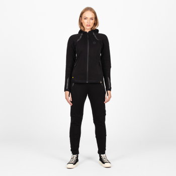Knox Knox Shield Womens Hoodie Black