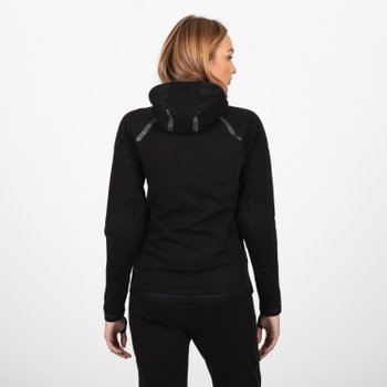 Knox Knox Shield Womens Hoodie Black