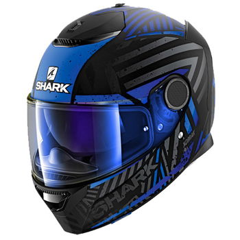 Shark Spartan Skwal Visor - Light Blue Iridium