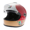 AGV X3000 AGO 01 Green White Red Full Face Motorcycle Helmet Open Visor                                                                                                                                                                                        