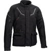 Bering Renegade Black Grey Textile Motorcycle Jacket Front                                                                                                                                                                                                     
