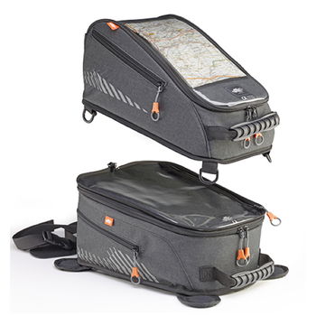 Kappa 20-40ltr Dark Grey Double Motorcycle Tankbag Separated