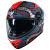 Frank Thomas Frank Thomas FT62 SV Arachno Helmet Grey Red - Thumbnail 1