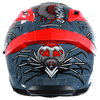 Frank Thomas Frank Thomas FT62 SV Arachno Helmet Grey Red - Thumbnail 8