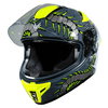 Frank Thomas Frank Thomas FT62 SV Arachno Helmet Grey Yellow - Thumbnail 3