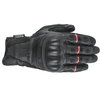 Oxford Products Mondial Short Tech Black Motorcycle Gloves Back                                                                                                                                                                                                