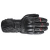 Oxford Products Mondial Long Tech Black Motorcycle Gloves Back                                                                                                                                                                                                 