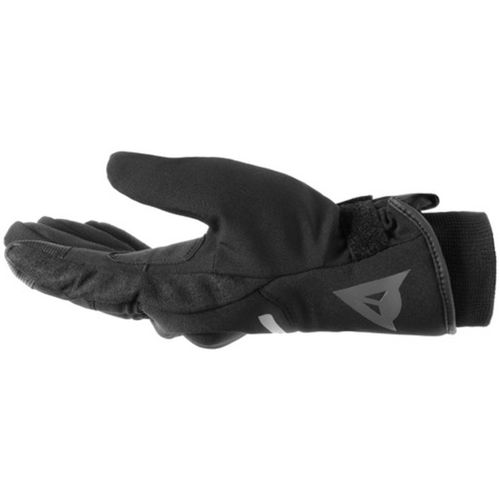 Dainese Avila D-Dry Black Anthracite Motorcycle Gloves Thumb Side                                                                                                                                                                                              