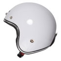 Open Face Classic Helmet Gloss White