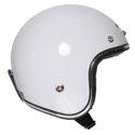 Open Face Classic Helmet Gloss White