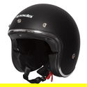 Open Face Classic Helmet Matt Black