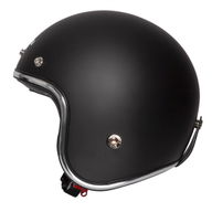 Open Face Classic Helmet Matt Black