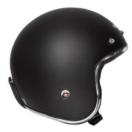Open Face Classic Helmet Matt Black