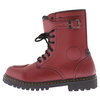 Spada Pilgrim Grande Cherry Red Waterproof Motorcycle Boots Outside leg                                                                                                                                                                                        