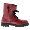 Spada Pilgrim Grande Cherry Red Waterproof Motorcycle Boots Inside leg                                                                                                                                                                                         