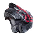Tourmax X Helmet Sarabe Matt Gun Black Red