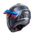 Tourmax X Helmet Sarabe Matt Gun Black Blue Red