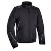 Oxford Products Hinterland Stealth Black Textile Motorcycle Jacket Front                                                                                                                                                                                       