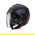 Riviera V4X Geo Helmet Black Red Anthracite