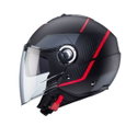 Riviera V4X Geo Helmet Black Red Anthracite