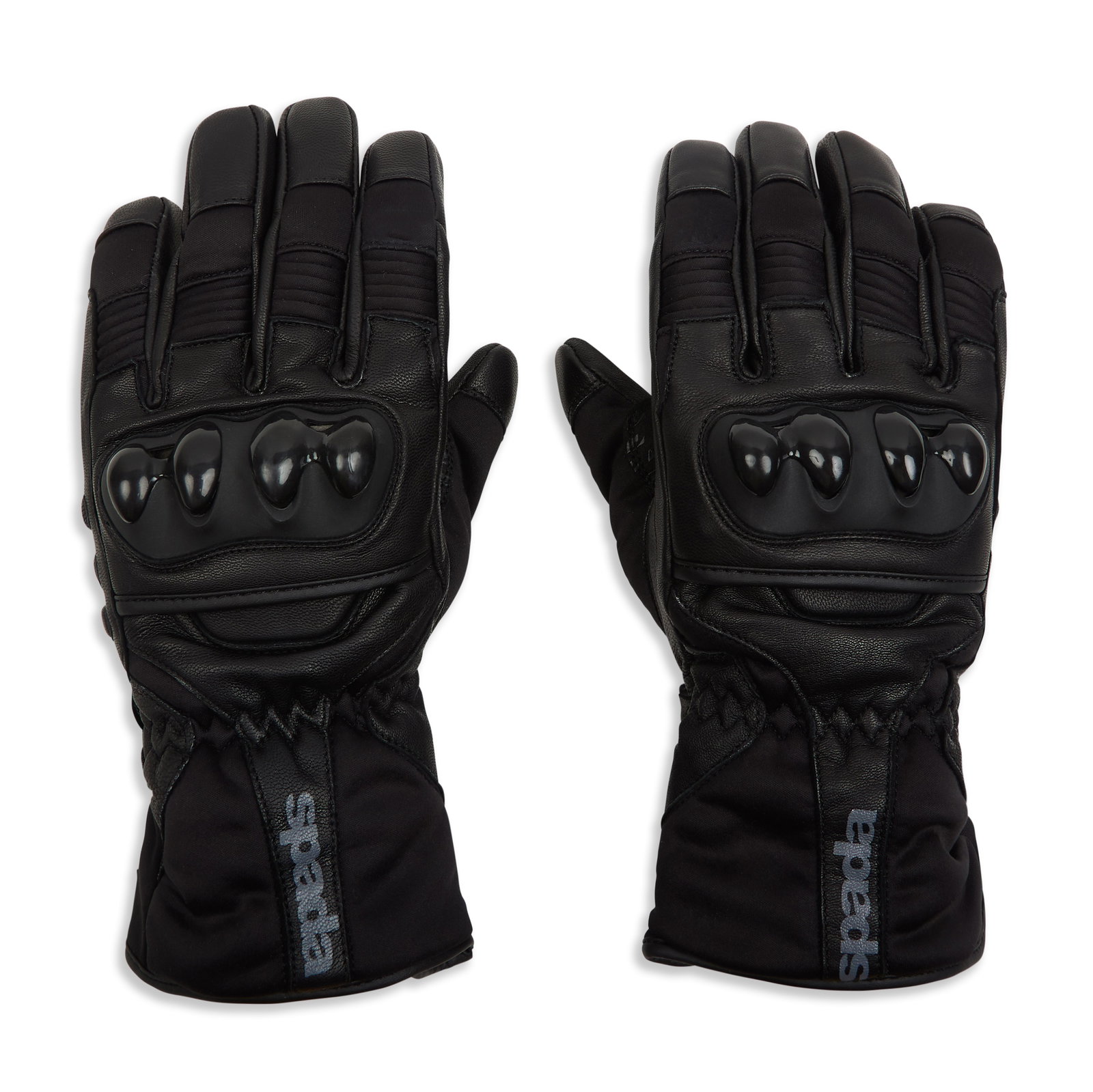 Spada Shadow CE WP Motorcycle Leather Textile Gloves Mens Black