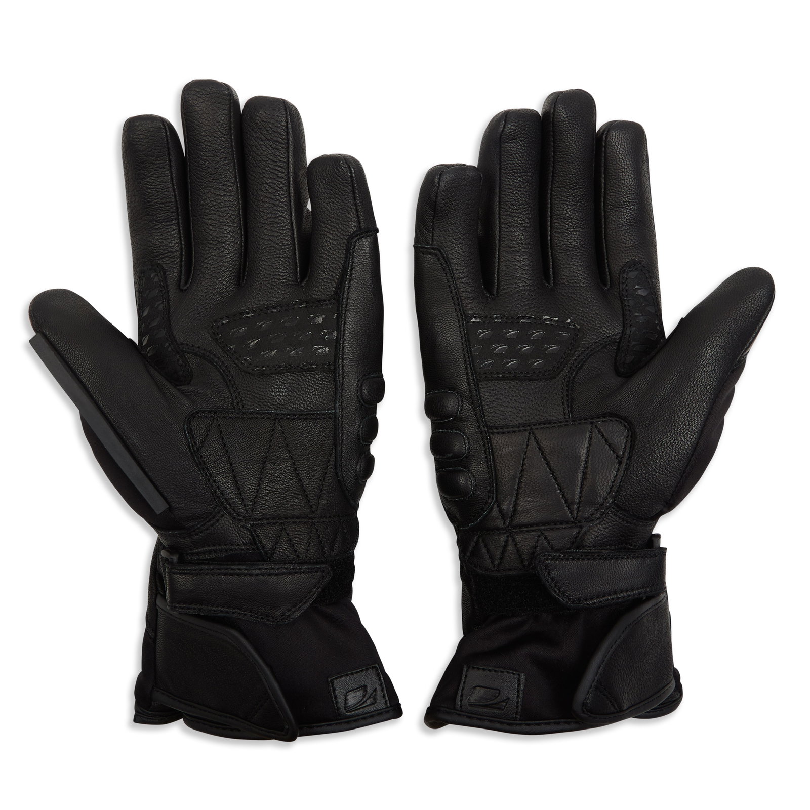 Spada Shadow CE WP Motorcycle Leather Textile Gloves Mens Black