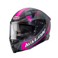 Avalon X Optic Helmet Matt Grey Fuchsia